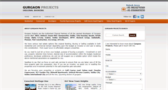 Desktop Screenshot of gurgaonprojects.co.in